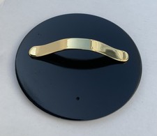 Caraway black Ceramic Replacement Lid  gold handle 8 Inch sauce or mini fry pan