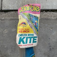90s VINTAGE BARBIE Spectra Star KITE MATTEL 1988 1991 SEALED Delta Wing New Toy