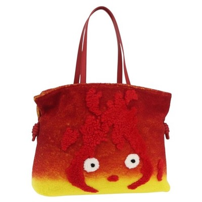 LOEWE × Studio Ghibli Howl's Moving Castle Flamenco Clutch XL Red