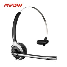 Mpow Wireless Bluetooth Headset Headphone  Noise Cancelling Mic 18Hrs Talk Time