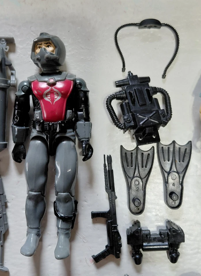 Gi Joe Vintage Hasbro Series 4 1985 Action Figure Lot Accessories RAH 80's RARE - Image 4 of 4