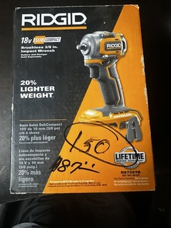 Rigid Sub Compact 3/8 Drive R87207B Impact driver Brand New Dirty Box TOOL ONLY