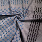 Purple Gray Blue Kufiya Keffiyeh | Original Blau Handmade in Palestine | Scarf