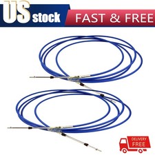2×14FT 33C Throttle Shift Cables, Replacement for Yamaha Honda Outboard Inboard