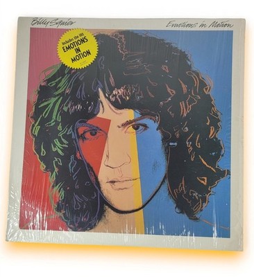 1982 Emotions in Motion Billy Squier LP Vinyl with Hype Sticker upc# 07777122171