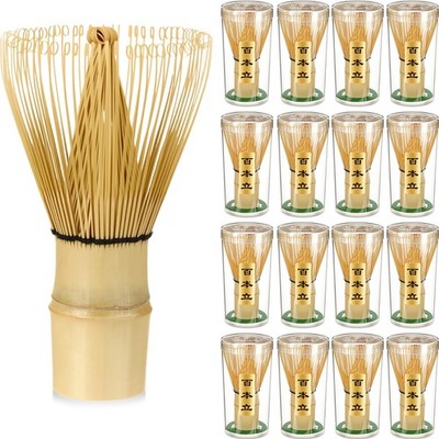 LemonRoad 16 Pcs Matcha Whisk Bulk 100 Prong Bamboo Whisk for Matcha Powder T...
