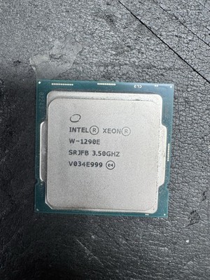 Intel Xeon W-1290E SRJFB 10C 3.5GHz 20MB 95W LGA1200 W480 chips