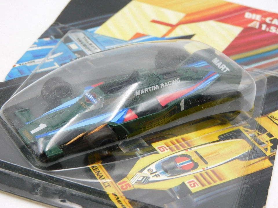 Polistil RN Lotus Essex F1  1/55  1982 vintage die cast Mint Unpunched Card - Immagine 2 di 4