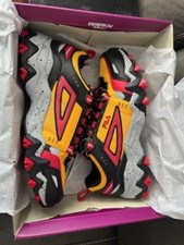 Fila Oakmont TR Gold Fusion Black Red Men's Hiking Trail Shoes 1JM01690 Size 7.5