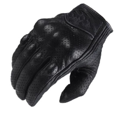 Leichte Kurze Leder Motorradhandschuhe.Lederhandschuhe Biker Chopper Handschuhe