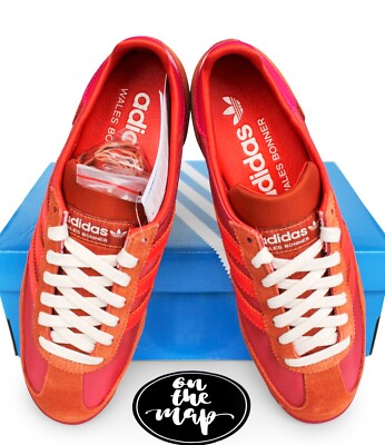Adidas SL72 x Wales Bonner Orange Maroon Pink UK 5 7 8 9 10 11 12