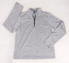 Vineyard Vines Shep Shirt Youth Boys 1/4 Zip Gray Pullover Sweatshirt Sz XL 2020