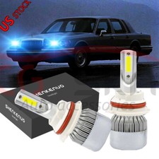Led Headlight Kit 9007 Hb5 8000k Ice Blue Hilow For Lincoln Town Car 1990-2002