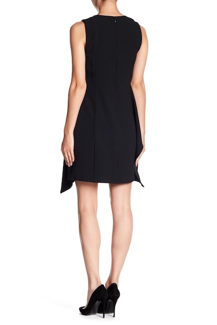 eliza j asymmetric hem dress Pink Striped Sleeveless Shirt Dress