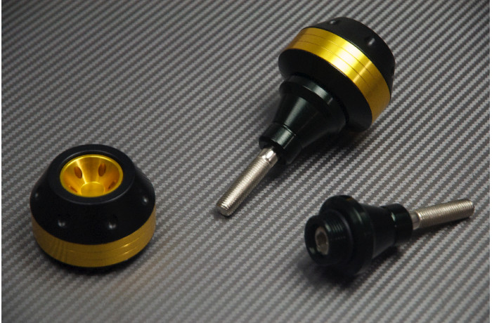 Tampons de protection or pour moto BMW F800R 2015-2016