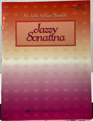 Jazzy Sonatina Late Elementary Piano Solo by Jane Smisor Bastien Sheet Music