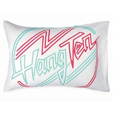 Hang Ten Sunset Stripe Neon Standard Pillowcase White 20" x 30"