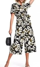 Tabitha Brown x Target Neutral Botanical One Pc Palazzo Jumpsuit Plus Sz 3X