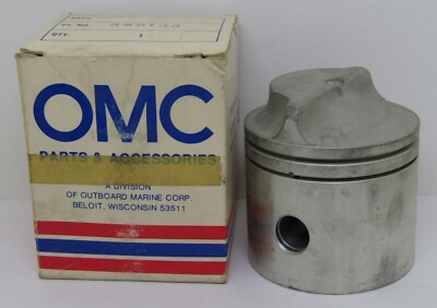 New OMC Outboard Marine Corp. Boat OEM Standard Piston Part No. 389155