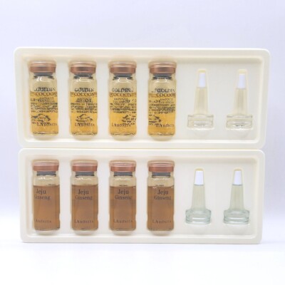 Labonita Golden Cocoon Ampoule + Jeju Ginseng Gold Ampoule Wrinkle-Care K-Beauty