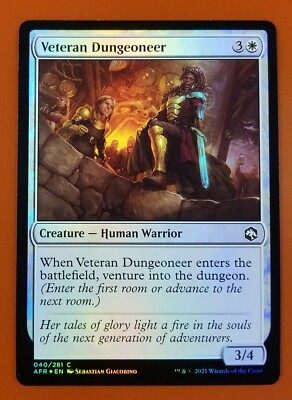 1x Veteran Dungeoneer | FOIL | Forgotten Realms | MTG Magic Cards | eBay 1x Veteran Dungeoneer | FOIL | Forgotten Realms | MTG Magic Cards | eBay