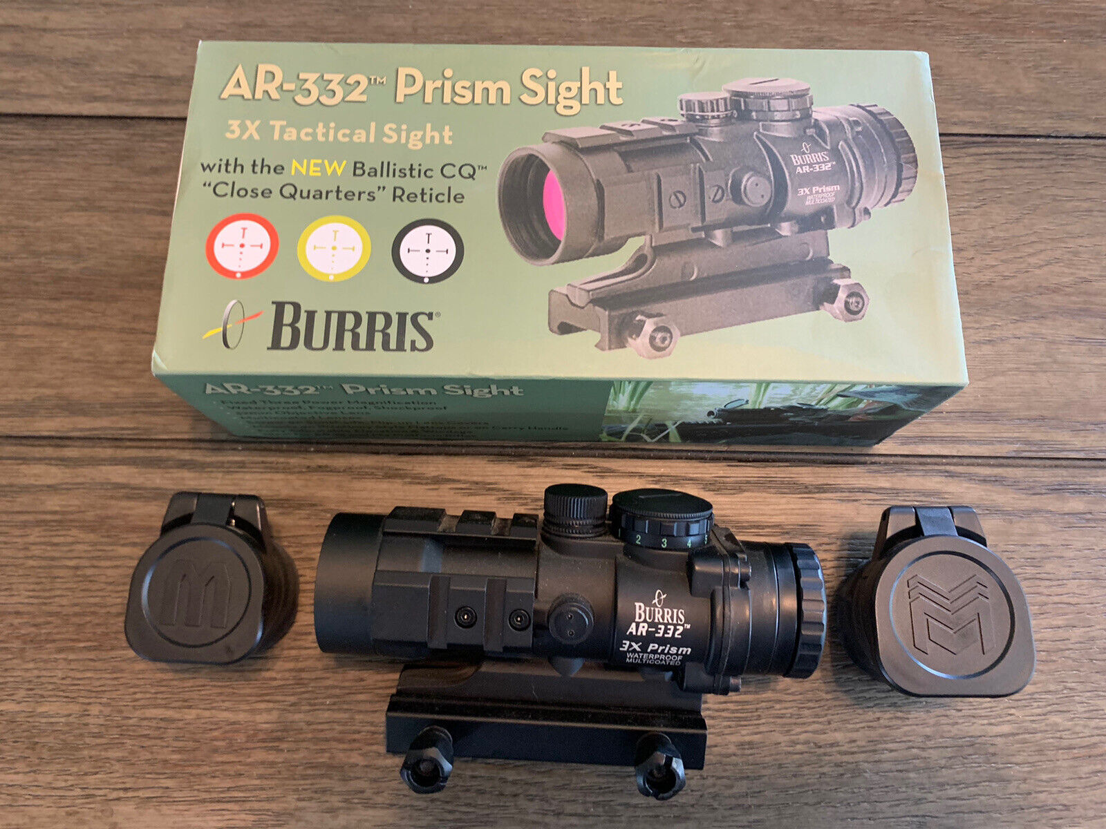 burris 3x Illumination prism scope - ミリタリー