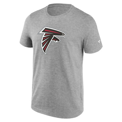 NFL T-Shirt Atlanta Falcons Graphic Primary Logo Football Shirt grau