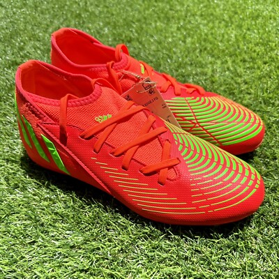 Size 5.5 - Adidas Predator Edge.3 FG-Solar Red/ Team Solar Green Black GW0980
