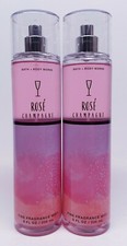 2 Bath  Body Works ROSE CHAMPAGNE Fine Fragrance Mist
