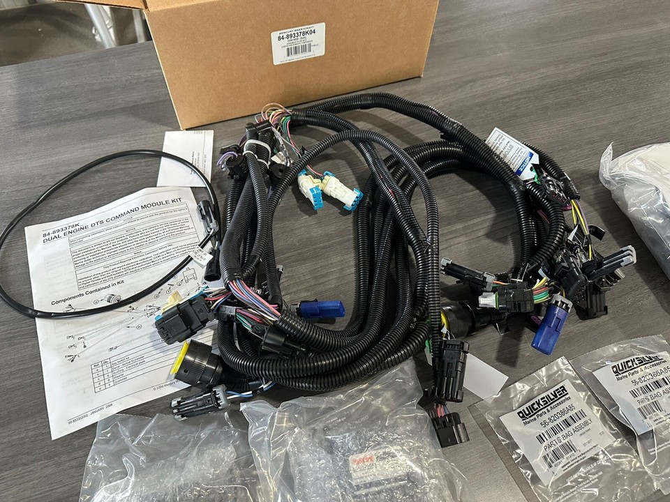 MERCURY NEW 893378K04 SHADOW COMMAND MODULE DUAL KIT CONSOLE MOUNT ...