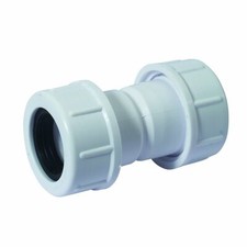 21.5mm Pipe Coupler Compression No Glue Needed Overflow Condense Pipe Joiner