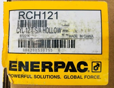 Enerpac RCH 121 Hydraulic Holl-O-Ram Cylinder 12 Ton Capacity 1 