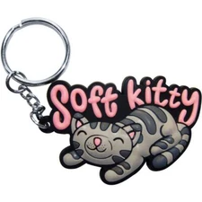 Big Bang Theory Soft Kitty Rubber Keychain