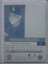 1/1 MAGGLIO ORDONEZ 2000 PACIFIC VANGUARD PRINTING PLATE CHICAGO WHITE SOX