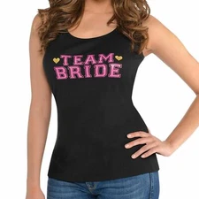 Team Bride Tank Top Shirt Vest Bachelor party Size L / XL BRAND NEW IN BAG