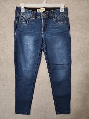 Democracy Ab Technology Skinny Ankle Jeans Womens 10 Blue