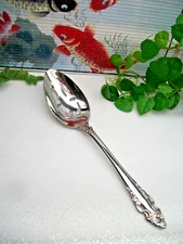 Gorham Silver  PIERCED BAROQUE   Stainless Steel   Pierced Slotted Serving Spoon