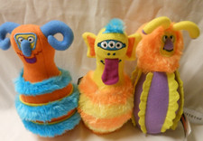 LOT OF 3: Melissa  Doug 2191 Monster Bowling Fluffy Monsters PLUSH ANIMALS 2019