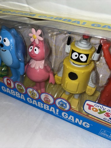 Juego de 5 figuras YO GABBA GABBA Spin Master Raro 2009 Toodee Foofa Muno Plex Brobee - Imagen 13 de 17