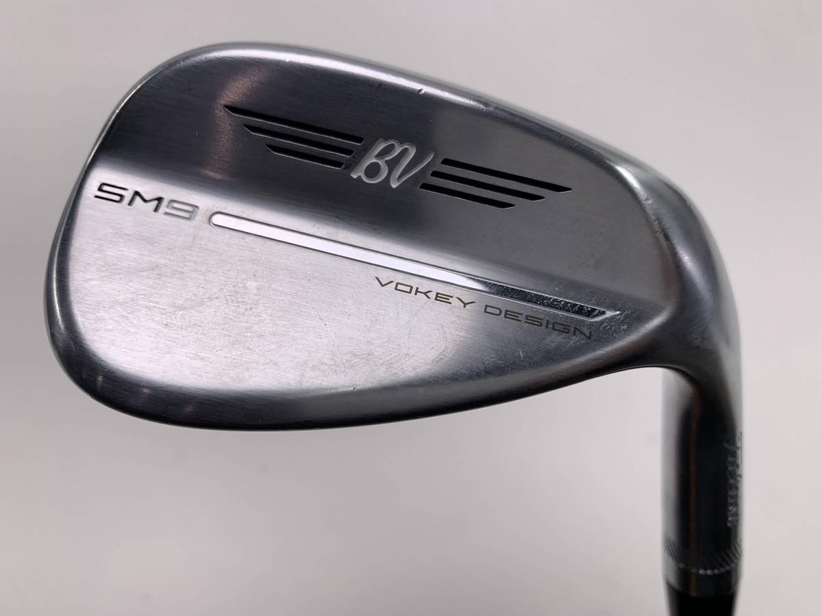 Vokey SM9 56° 14F Titleist Vokey SM9 Brushed Steel 56-14F 56° Sand Wedge Vokey