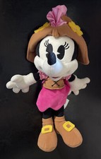 Pirate MINNIE MOUSE 12" PLUSHIE - Disney Parks Pie-Eyed. 1999 Handwritten On Tag
