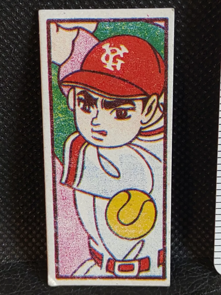 Kyojin no Hoshi Star of the Giants Menko 1960s Baseball Manga Comic Vintage  11