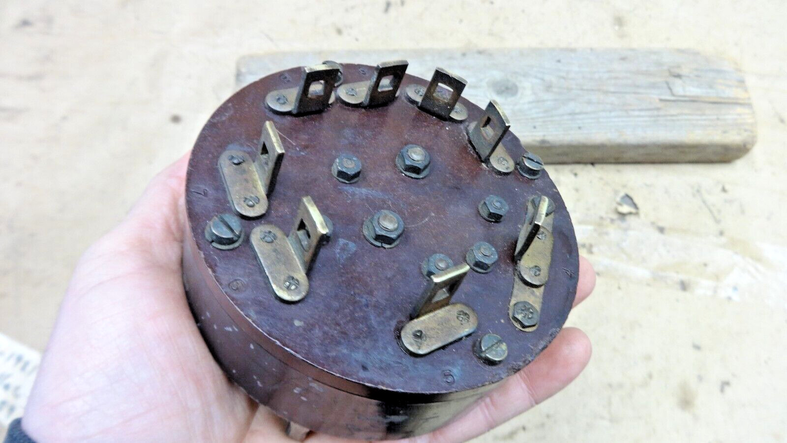 Vintage 1916 1920's DELCO IGNITION LIGHT SWITCH Original 4-28-15