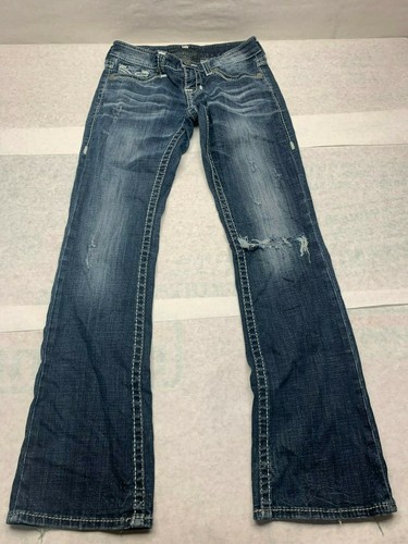 Liv Bootcut Low Rise Stretch Distressed 