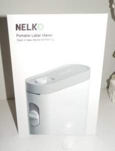 NEW Nelko Machine de fabrication d'étiquettes avec imprimante Bluetooth à ruban sans fil Mini
