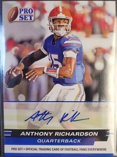 2022 Pro Set Draft Football Blaster Cards - Checklist Added 22