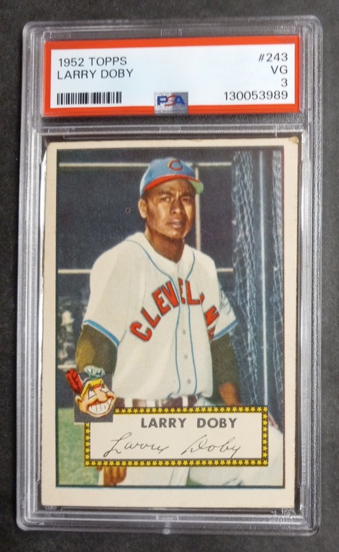 1952 Topps - #243 Larry Doby - HOF - PSA 3 VG