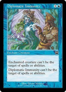 Magic MTG - Diplomatische Immunität - Mercadia Masken - PLAYED - FR - FOIL