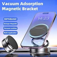 Adjustable Suction Cup Stand, Car Phone Mount, Magnetic Phone Holder, Vacuum...