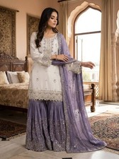INDIAN DESIGNER SUIT BOLLYWOOD WEDDING PAKISTANI SALWAR KAMEEZ PARTY WEAR DRESS